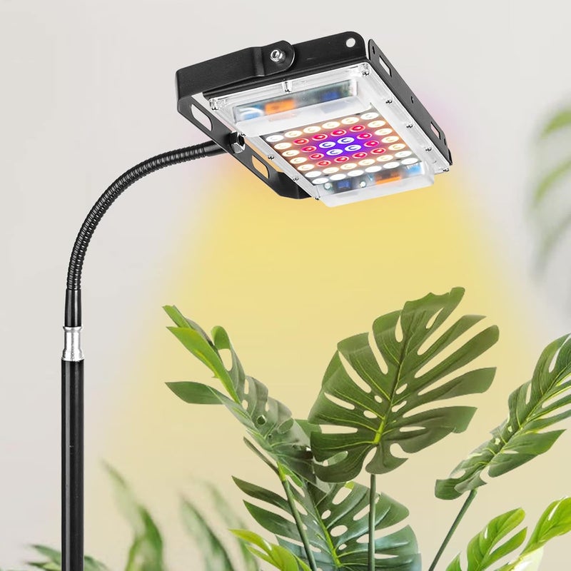 LBW Grow Light with Stand, Full Spectrum LED Floor Plant Light for Indoor Plants, Grow Lamp with On/Off Switch, Adjustable Tripod Stand 15-48 inches - Image 3