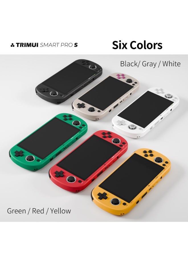 TRIMUI Smart Pro S Open-Source Handheld Retro Game Console Nostalgic LINUX System Retro Arcade Game Console, HD 4.96-inch IPS Screen, 5000mAh Large Capacity Battery (Gray) - Image 5