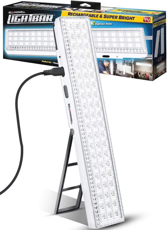 Bell Howell Portable Light Bar, Rechargeable Lights for Home, Emergency Lights for Home Power Failure, Rechargeable Light Bar, Lámparas Recargables para Apagones, 720-Lumens, As Seen on TV - Image 1