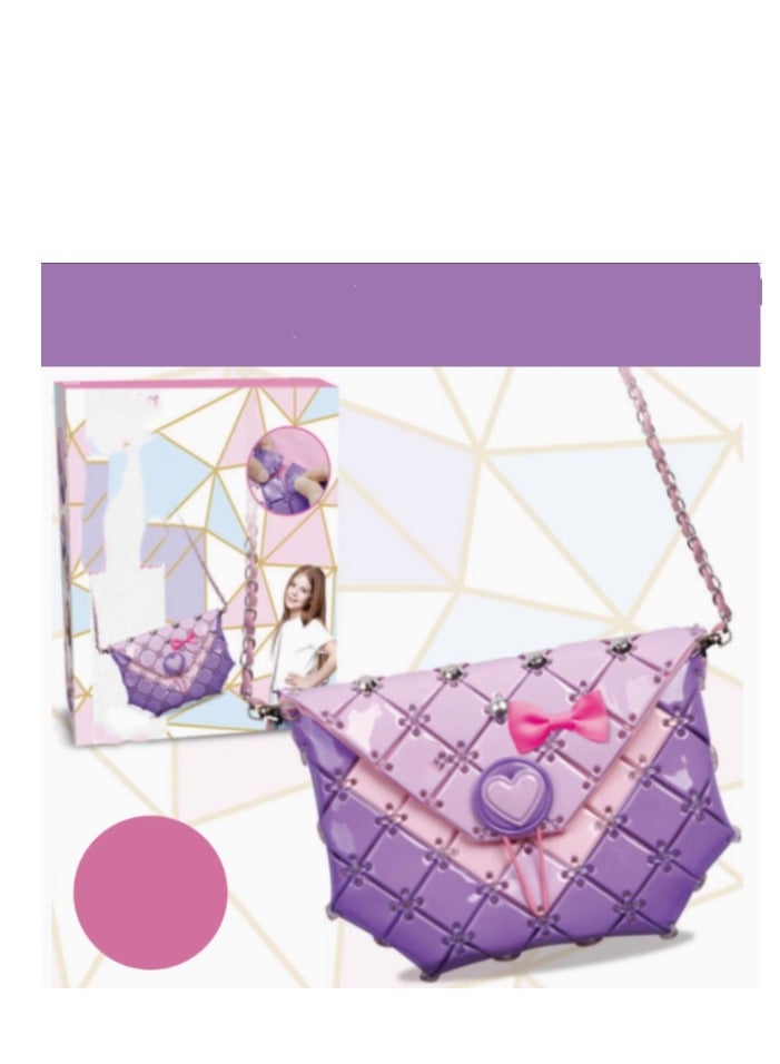 International Children's Day Children's Day Gift diy Handmade Bag Girl Birthday Gift Folding Handbag Primary School Toys  - Image 1