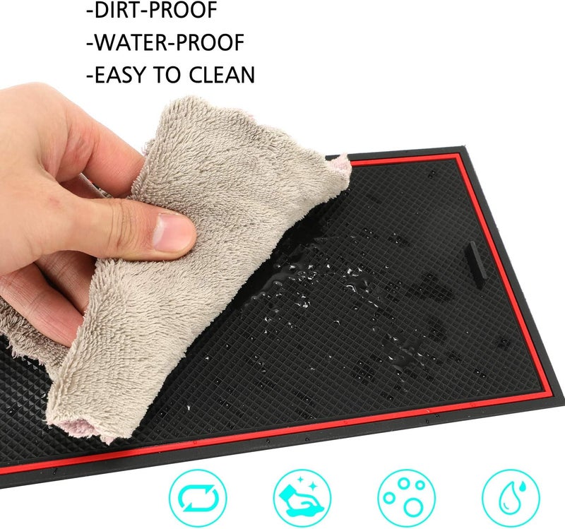 ROCCS Secret Compartment Cover Center Console Organizer Tray Hidden Plate for 2014-2018 GMC Sierra 1500 2500HD 3500HD Denali Chevy Chevrolet Silverado - Image 5