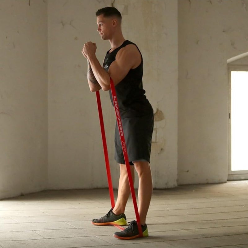 LIVEPRO X-Heavy Resistance Loop Exercise Band - Black - Image 4