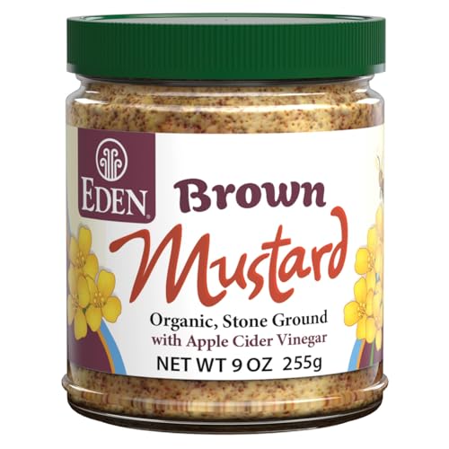Eden Organic Brown Mustard 9 oz - Image 1