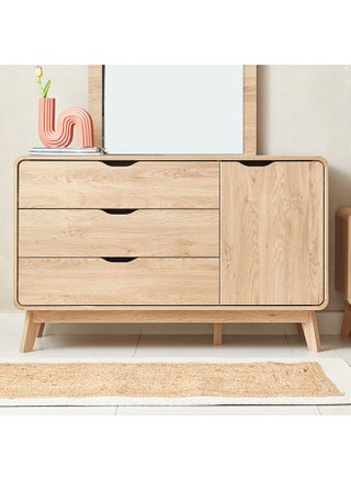 Nordica 3-Drawers Dresser | Dressing Table | Vanity Table | Makeup Table Without Mirror Brown 76x120x45 cm - pzsku/Z2F2BE7B3F63F5A852064Z/45/_/1669813786/07dc2e95-7629-4ee2-bdbb-92677655740f