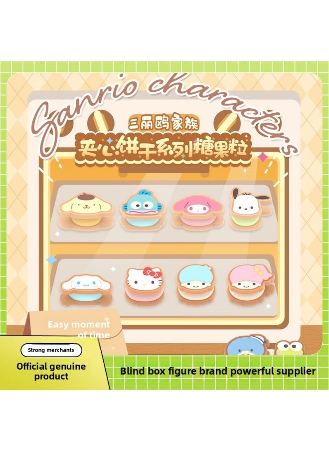 Genuine Sanrio Family Sandwich Biscuits Candy Grain Series Blind Box Trendy Play Hand-made Mini Ornaments Gifts-Color:Sanrio Family Snack Series Blind Bags (one Bag Per Bag, 36 Bags In The Whole Box)  - Image 2