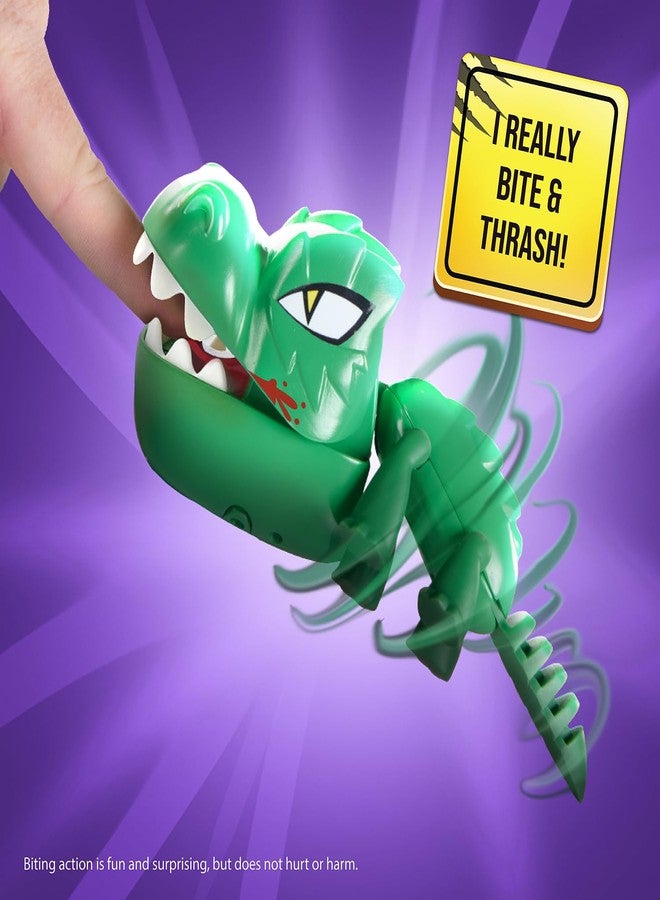 Untamed Bite Club Crocodile, Chomp (Green), Biting Creature, Prank Toy (Ages 5+) - Image 5
