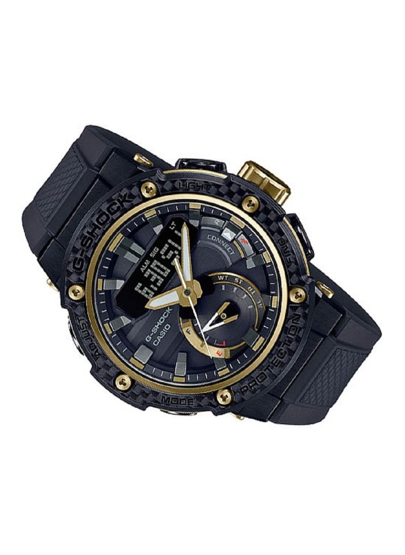 Casio Men Watch G-Shock Tough Solar Digital Analog Black Dial Resin Band GST-B200X-1A9DR.
