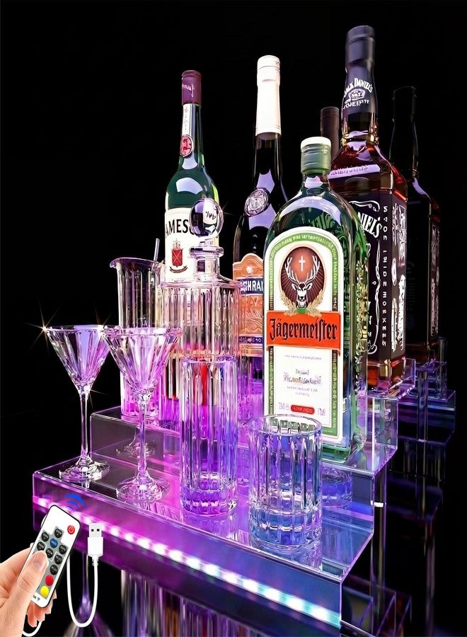 YMVV Liquor Bottle Acrylic Display Shelf, Coffee Syrup Rack Organizer - Image 1