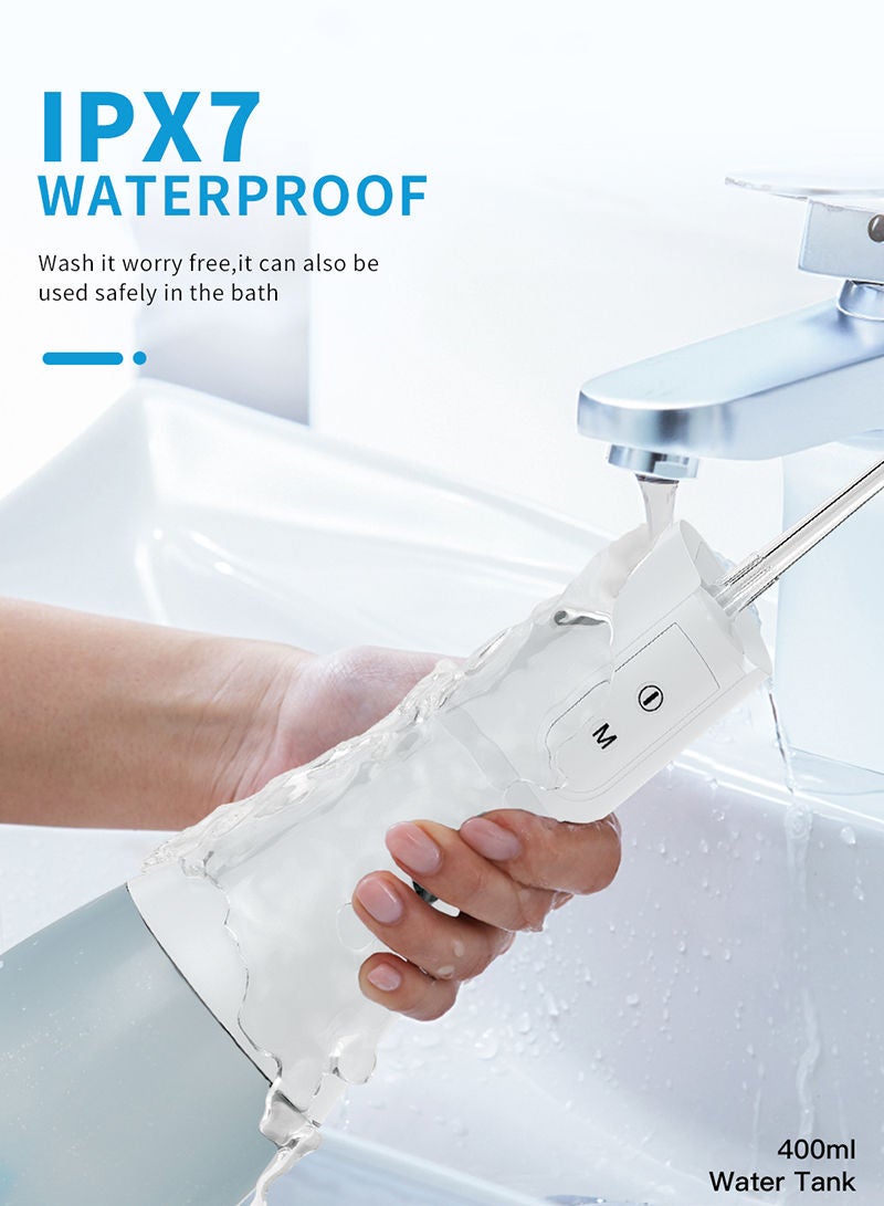 Sharpdo Electric Dental Water irrigator,IPX7 Waterproof USB Charging Waterproof Cordless Oral irrigator For Home - Image 3
