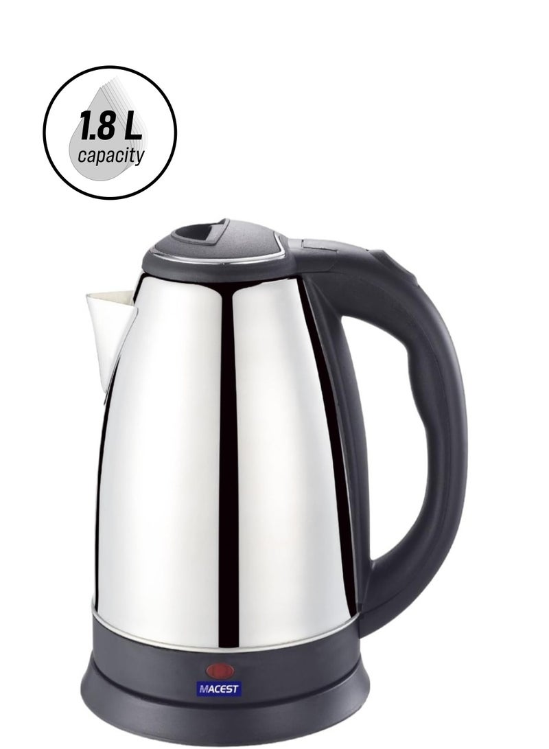 Macest Electric Kettle  1.8 Litre Capacity MC-63218 For Home, offiices, multipurpose, safe and easy to use - Image 1