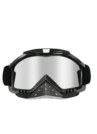 Motorcycle Goggles for Dirt Bikes and ATVs, UV Protection, Windproof, Dustproof, Anti-Fog, Stylish Silver Lens, 2-in-1 Design for Off-Road Racing - pzsku/Z2F2C344F41524BE6870EZ/45/_/1725544834/a93c9914-f629-433f-9073-4ec5e7757e2d