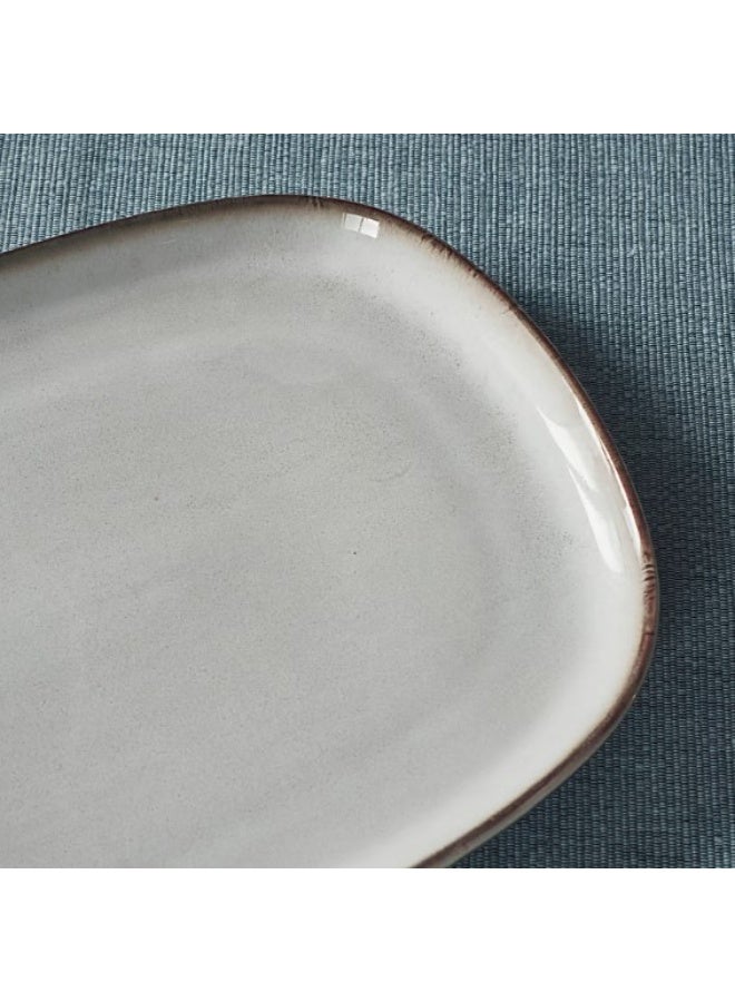 طبق، رمادي، 31 × 19 سم - Image 5