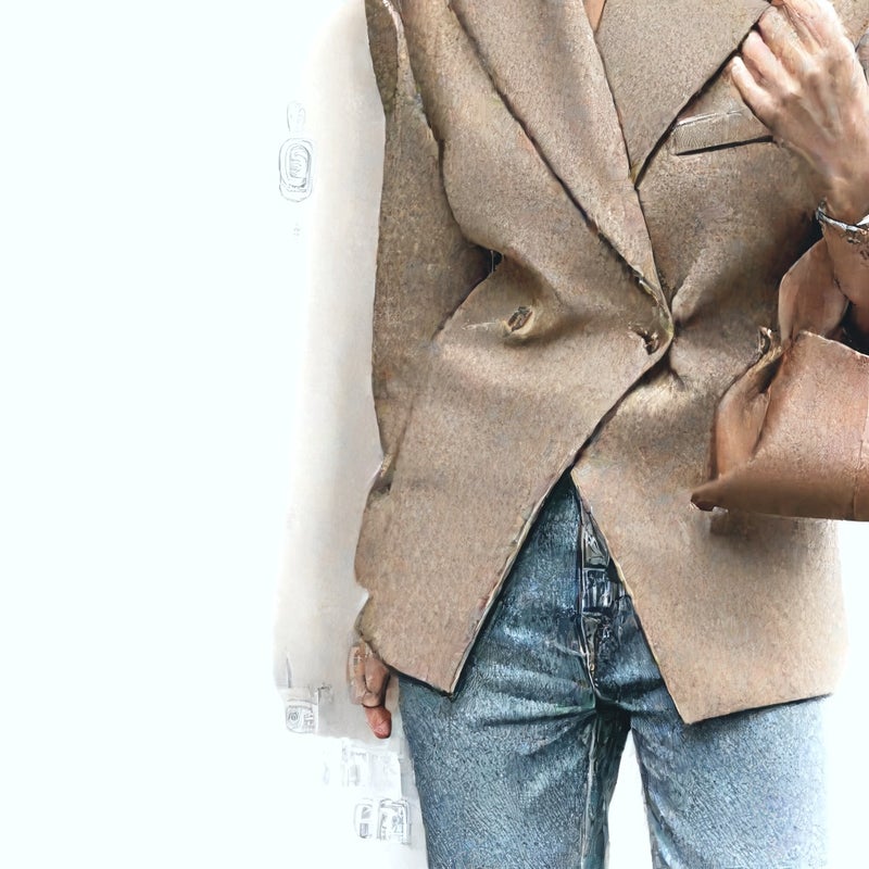 Women's Blazer Jacket Office Workwear Lightweight Casual Suit Coat - Image 4
