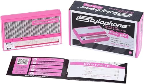 Stylophone Pink - The Original Pocket Electronic Synthesizer - Special Edition | Synth Musical Instrument | Synthesizer Keyboard | Stylophone Instrument - Image 3