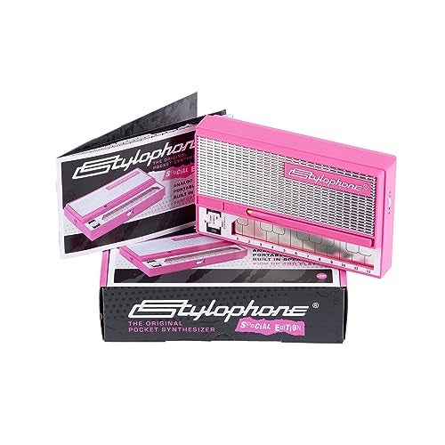 Stylophone Pink - The Original Pocket Electronic Synthesizer - Special Edition | Synth Musical Instrument | Synthesizer Keyboard | Stylophone Instrument - Image 1