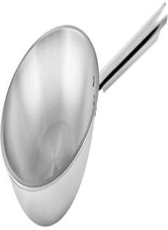 El Dahan Wok Frying Pan with Stainless Steel Handle, 22 Cm - Silver