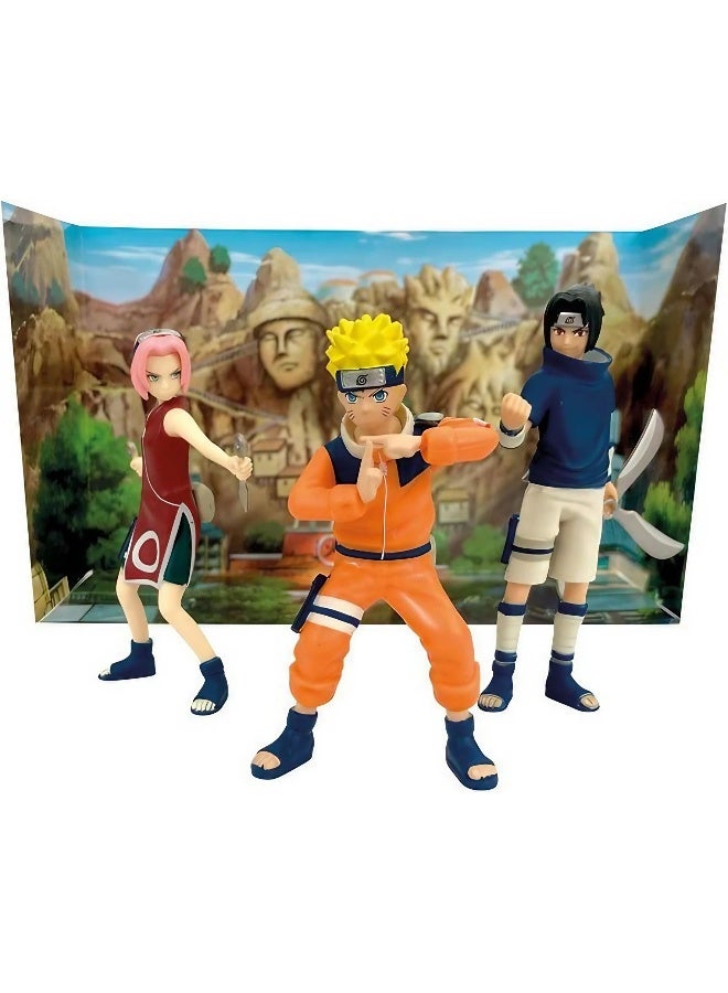 COMANSI Comansi Naruto Team 7 Figures Set (Pack of 3, 10 cm)  - Image 2