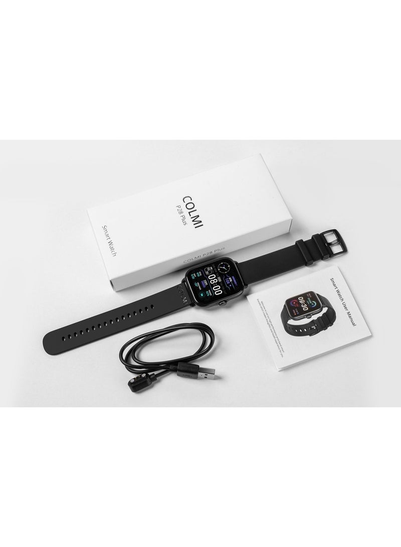 COLMI P28Plus Smart Watch - Sports Heart Rate Monitor, Step Counter, IP67 Water Resistant, Full Screen Smart Watch - Image 3