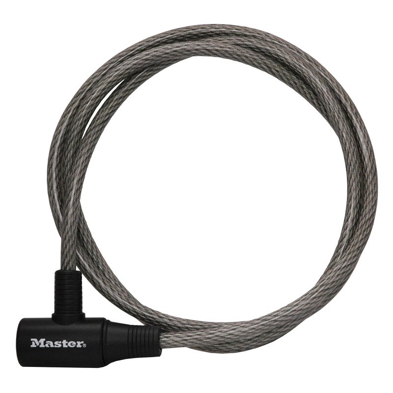 Master Lock Cable Lock, Keyed Bike Lock, 6 ft. Long, 8154DPF - Image 1