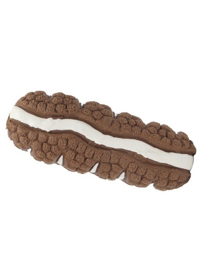 Emily Pets Dog Latex Milk Bread Shape Puppy Toy Squeaky Toys (Brown) - Image 1