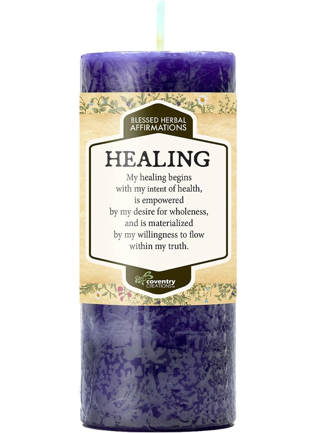 Coventry Creations Affirmations - Healing Candle 