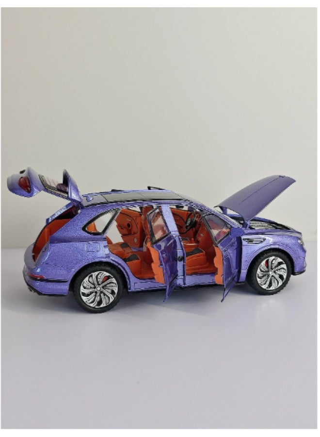 BENTLEY Kids Car - Realistic Miniature Model, Accurate Scale, For Kids & Collectors - Elegant Purple Color _ High Alloy Car Model _ Toy Car-car-children's games-Toy car for children - Image 5