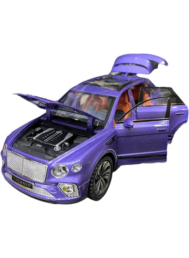 BENTLEY Kids Car - Realistic Miniature Model, Accurate Scale, For Kids & Collectors - Elegant Purple Color _ High Alloy Car Model _ Toy Car-car-children's games-Toy car for children - Image 3