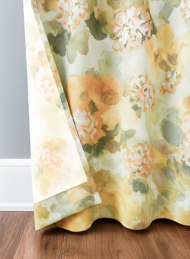 Amali  AMALI Curtains Set for Living Room & Bedroom  2 Panels 20 Metal Rings Elegant Window Drapes for Home Decor Thick Privacy & Light Blocking Curtains Beautiful Modern (274x132cm)  - Image 2