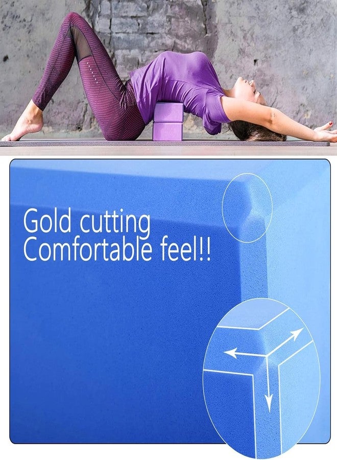 XIBO Yoga Block Compact Durable High Density EVA Foam Block for Balance and Stability Exercise Fitness Pilates and Yoga Accessory - Image 5