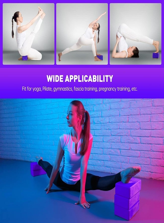 XIBO Yoga Block Compact Durable High Density EVA Foam Block for Balance and Stability Exercise Fitness Pilates and Yoga Accessory - Image 4