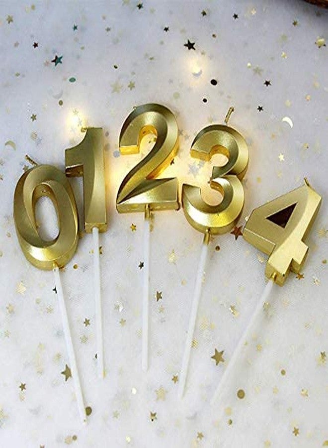 Party 24x7 Golden Metallic Number 5 Candles for Anniversary Birthday Golden 5th Birthday Special (Five 5 Fifty 25 15 35 45 65 55 75 85) - Image 4