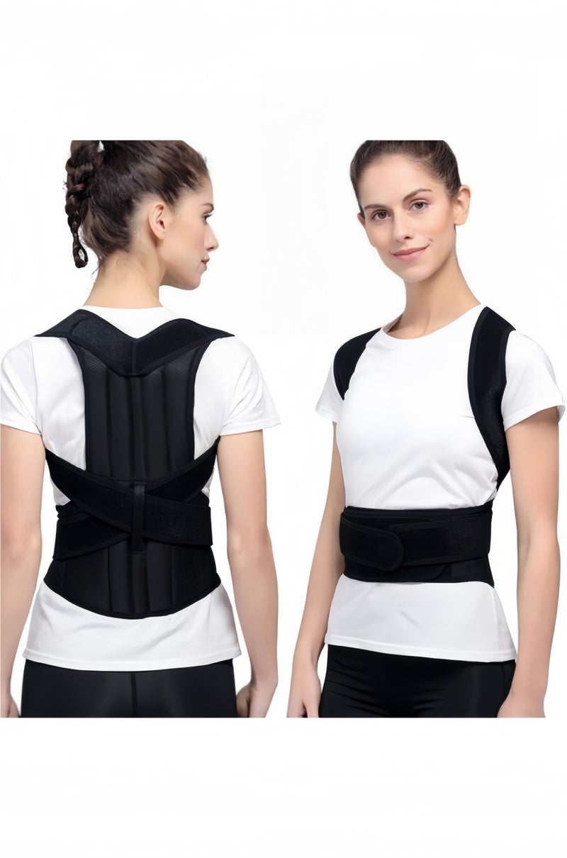 HALAMODO Posture Corrector Back Brace for Men and Women, New Version Lumbar Support for Posture Improving and Pain Relief, Full Back Support for Neck, Shoulder, Waist Pain - Image 5