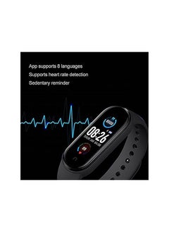 PROMASS Band Smart Bracelet Wristband Waterproof Sport Smart Watch Fitness Tracker Watch with Heart Rate Monitor Smart Watch with Message Reminder and Step Counter with Blood Pressure Monitor (Black)  - Image 3