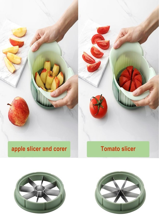 MULIRE Apple Slicer with Stand – 8 Slice Heavy Duty Apple Cutter & Corer, Sharp Stainless Steel Blades, Dishwasher Safe Kitchen Tool for Large Apples (Up to 3.8 IN) - Image 5