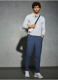 Technosport Solid 4-Way Stretch Track Pants by Styli  - Image 1