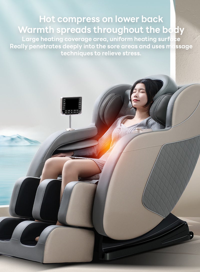 ETG Zero Gravity Massage Chair Full Body with Heat and Foot Massage,Full Body Massage Recliner Chair with Airbags, Kneading, Bluetooth, LCD Touch Control（Equipped with intelligent voice function）  - Image 5