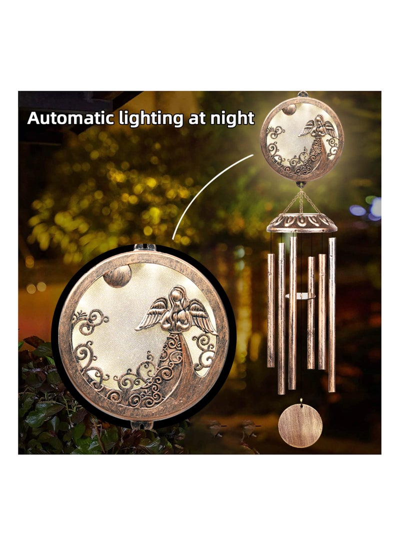Solar Lights Wind Chimes Memorial Wind Chime Solar Lights Soothing Melodic Tones for Memorial Wind Chimes is Best, Gifts for Women, Mother, Home Decor Garden Patio - Image 3