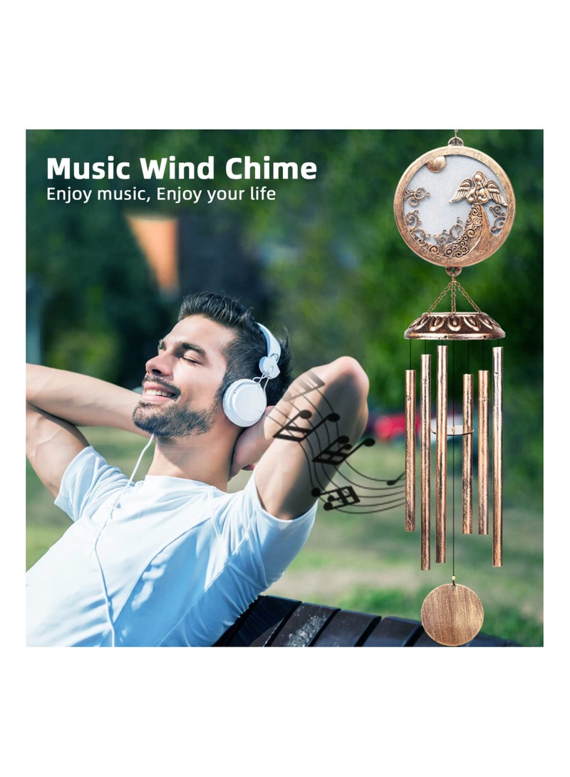 Solar Lights Wind Chimes Memorial Wind Chime Solar Lights Soothing Melodic Tones for Memorial Wind Chimes is Best, Gifts for Women, Mother, Home Decor Garden Patio - Image 2