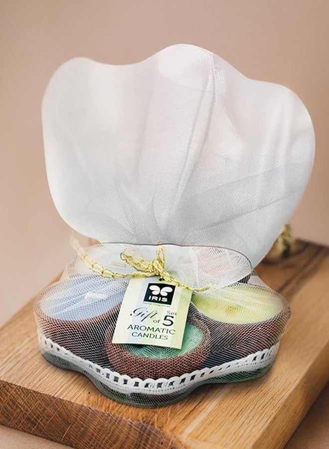 آيريس شموع ديا عطرية من إيريس (مجموعة من 5 قطع) | شموع ديا معطرة للزينة الاحتفالية، والطقوس الدينية، والهدايا - Image 5