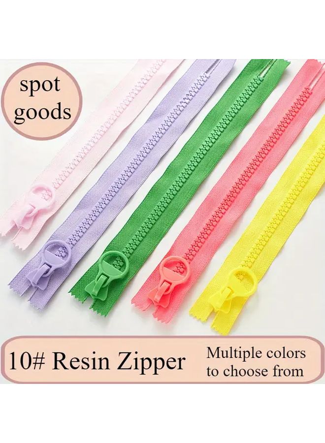 Black Heavy Duty Zipper 25cm for Sewing Bags and Crafts - Image 2