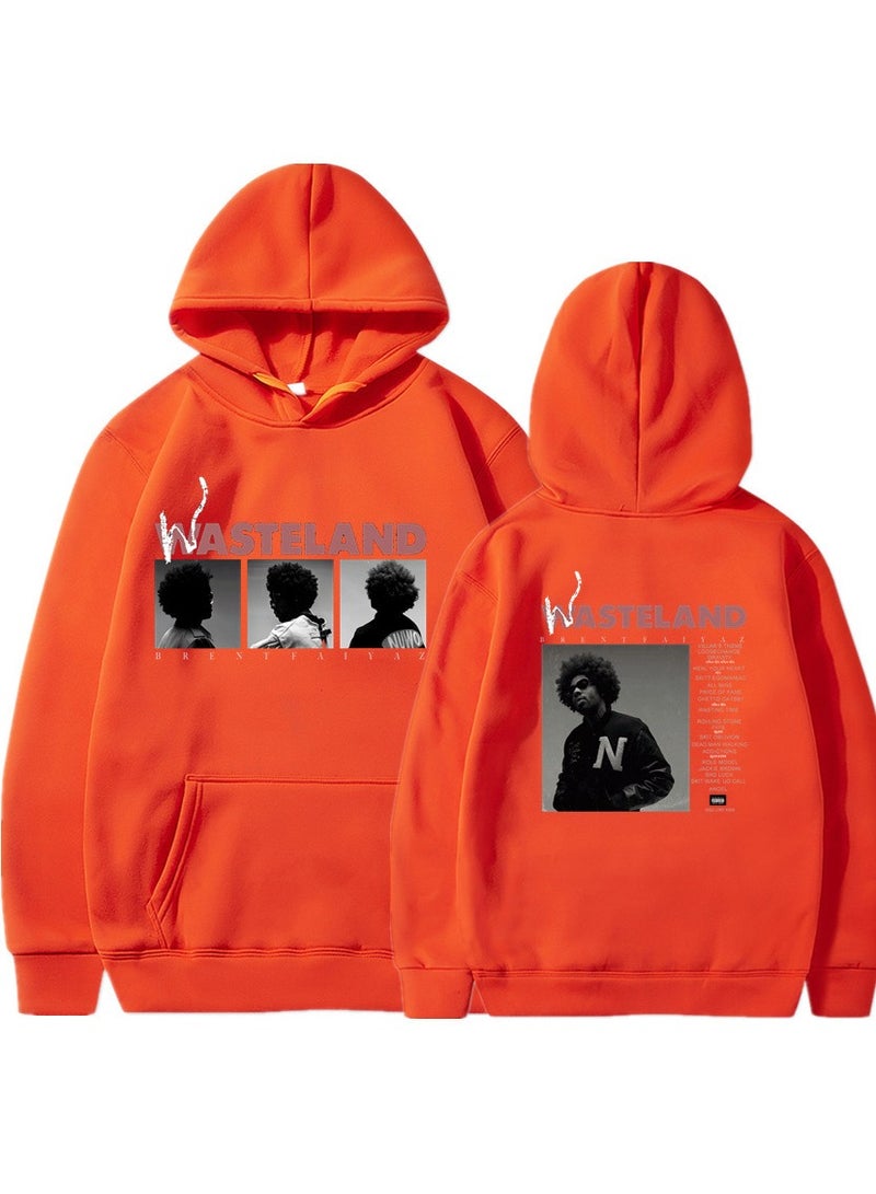 Wasteland Rock Graphic Fleece Hoodie – Unisex Outdoor Running & Sports Pullover  - Image 1