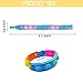 IERKEIE 60 Pcs Pop Bracelet Bubble Fidget Toys for Party Favors Hand Finger Silicone Wristband Bulk for Student Classroom Prize Goodie Bag Fillers Easter Egg Basket Stuffers Christmas Valentine Gift for Kid - Image 4