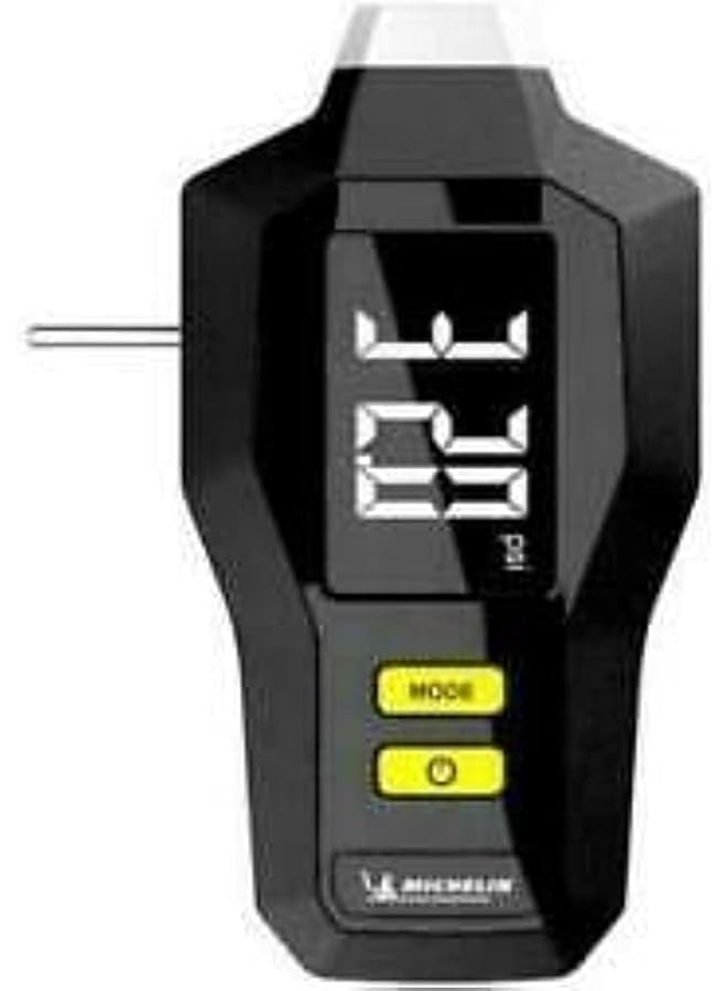 ميشلان مقياس عمق وضغط الإطارات الرقمي مع شاشة LCD - Image 2