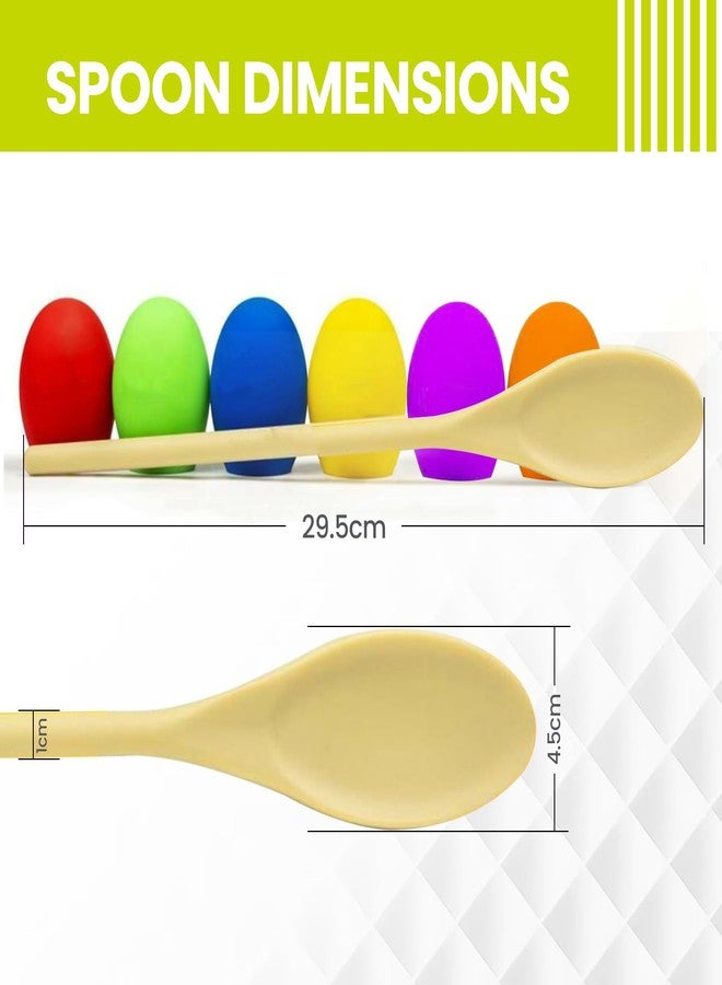 GISCO Egg and Spoon Race Game Indoor & Outdoor Balance Game for Kids & Adults | Pack of 6 - Image 2
