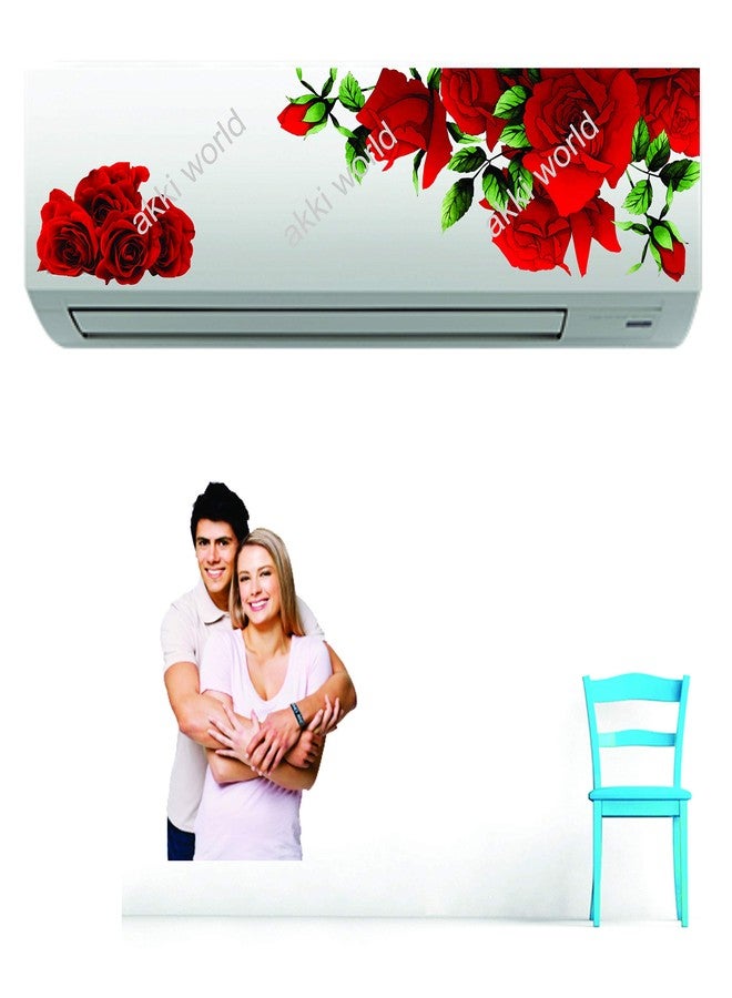 Akki World ™ AC Sticker Wall Sticker Split Ac Stickers Air Conditioner Sticker Standard Size - Image 2