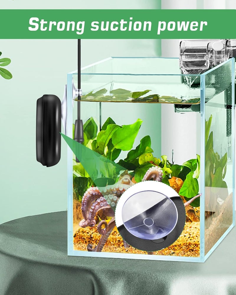 Zacro Pack of 2 LCD Digital Aquarium Thermometer Fish Tank Water Terrarium Temperature - Image 4
