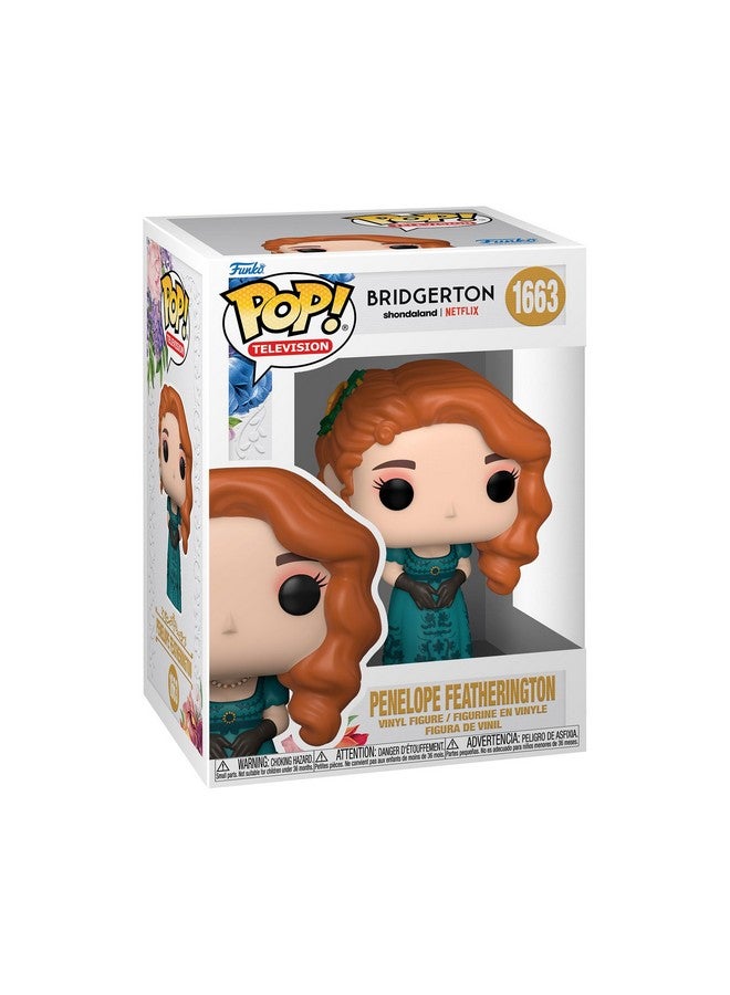 Funko Pop TV: Bridgerton - Penelope Featherington - 1/6 Odds for Rare Chase Variant - Collectable Vinyl Figure - Gift Idea - Official Merchandise - Toys for Kids & Adults - Drama Fans - Image 1