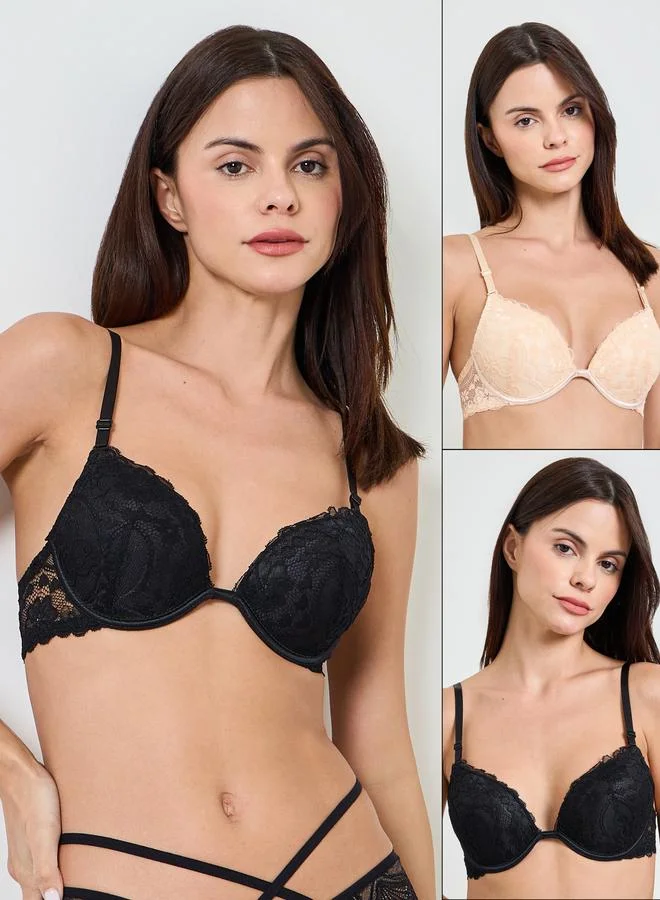تايك تو Pack of 2 - Padded Lace Bra