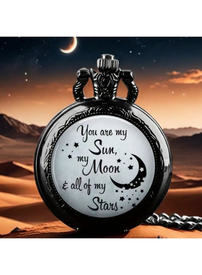 KUYING New Retro Flip Pendant Commemorative Watch 