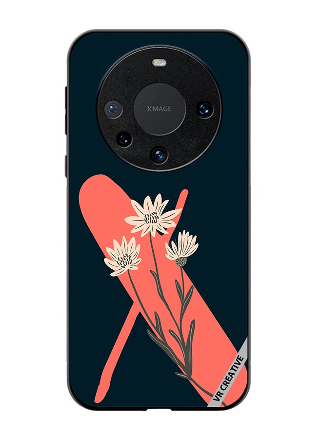VR CREATIVE Protective Case Cover For Huawei Mate 60 Pro Alphabet X Design Multicolour - Image 1